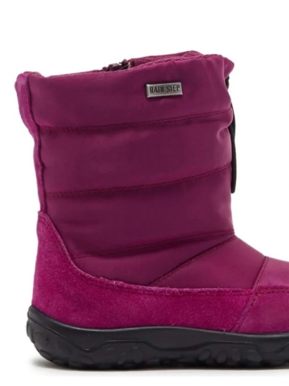 Kids maturing Waterproof Winter Boot size 30 girls 12 rain snow boot - Magenta